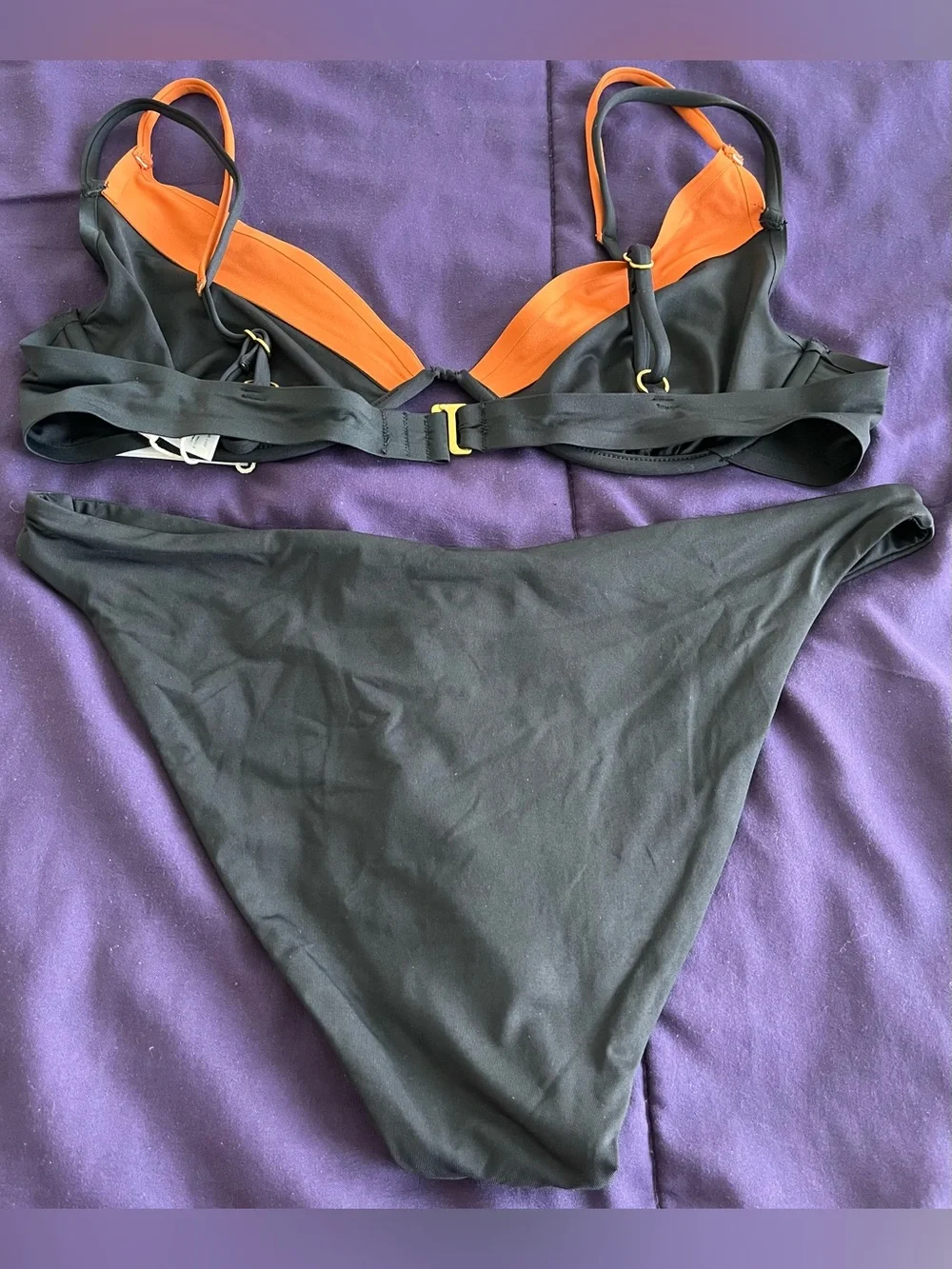 L*Space Bikini Set Fused Zendaya Top & Camacho Bottom Large Boho Resortwear